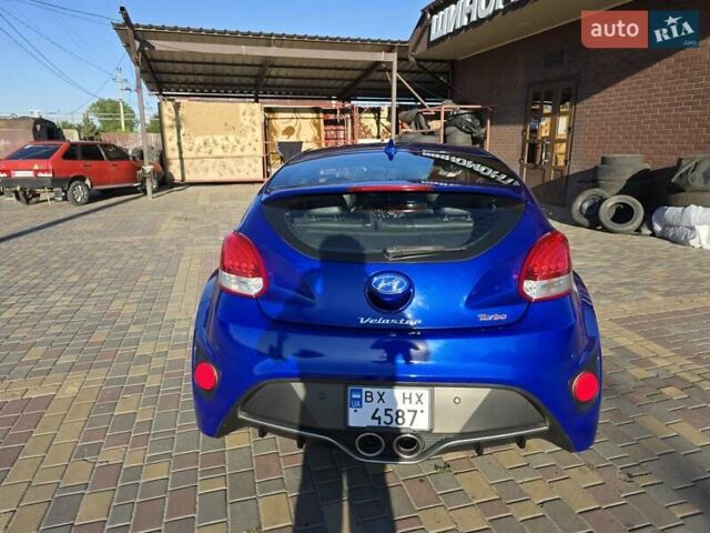 Синий Хендай Велостер, объемом двигателя 1.6 л и пробегом 120 тыс. км за 8700 $, фото 6 на Automoto.ua