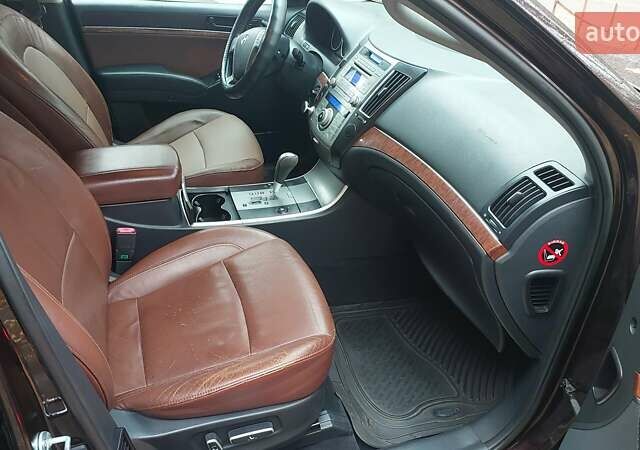 Коричневый Хендай Веракруз, объемом двигателя 3 л и пробегом 359 тыс. км за 9950 $, фото 8 на Automoto.ua