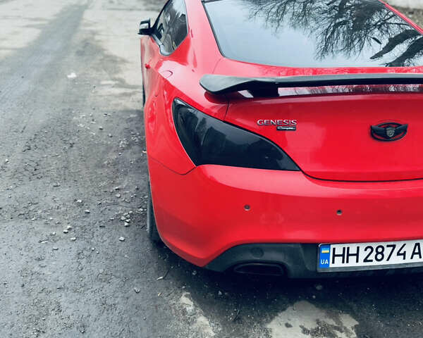 Красный Хендай Genesis Coupe, объемом двигателя 2 л и пробегом 104 тыс. км за 9150 $, фото 12 на Automoto.ua