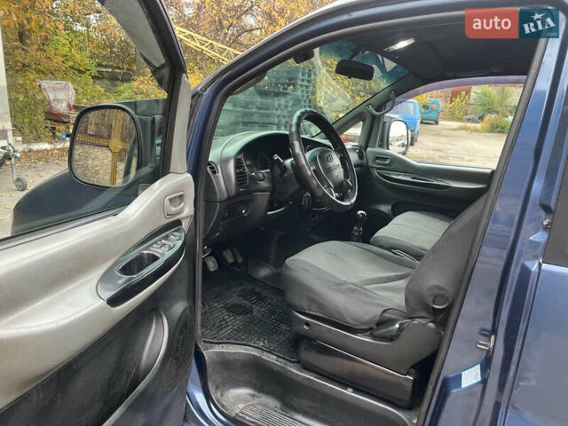 Синий Хендай H-1, объемом двигателя 2.5 л и пробегом 353 тыс. км за 5700 $, фото 4 на Automoto.ua