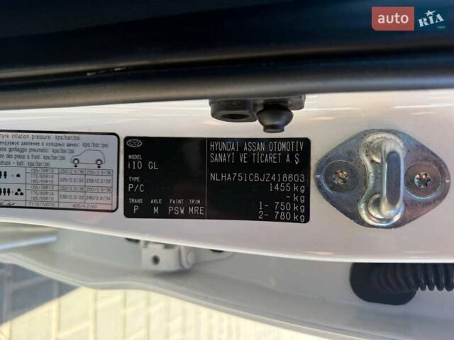 Белый Хендай и10, объемом двигателя 1.25 л и пробегом 77 тыс. км за 10800 $, фото 25 на Automoto.ua