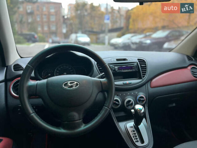 Черный Хендай и10, объемом двигателя 1.25 л и пробегом 110 тыс. км за 7500 $, фото 18 на Automoto.ua