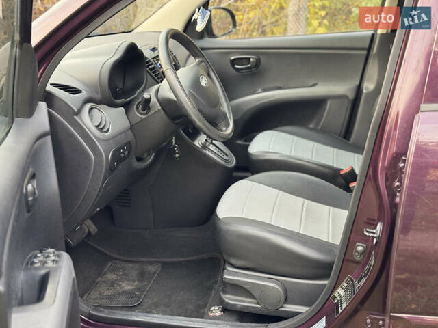 Фиолетовый Хендай и10, объемом двигателя 1.1 л и пробегом 112 тыс. км за 6500 $, фото 4 на Automoto.ua