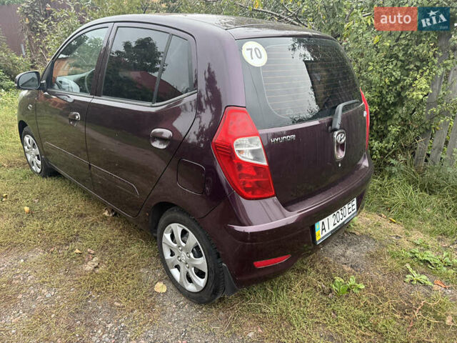 Фиолетовый Хендай и10, объемом двигателя 1.1 л и пробегом 112 тыс. км за 6500 $, фото 2 на Automoto.ua