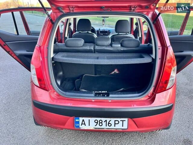 Красный Хендай и10, объемом двигателя 1.09 л и пробегом 97 тыс. км за 6200 $, фото 16 на Automoto.ua