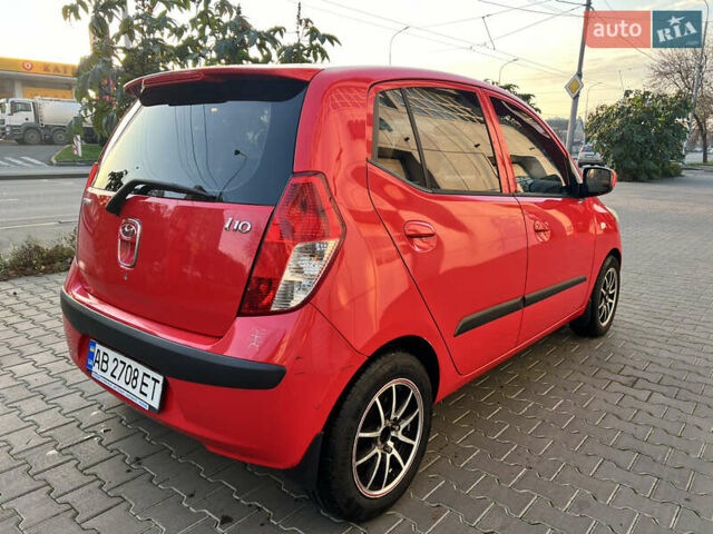Красный Хендай и10, объемом двигателя 1.09 л и пробегом 138 тыс. км за 5799 $, фото 3 на Automoto.ua