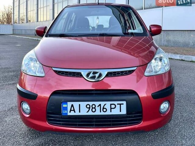 Красный Хендай и10, объемом двигателя 1.09 л и пробегом 97 тыс. км за 6200 $, фото 14 на Automoto.ua
