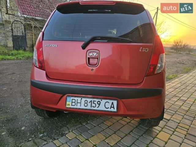 Красный Хендай и10, объемом двигателя 1.09 л и пробегом 163 тыс. км за 5500 $, фото 4 на Automoto.ua