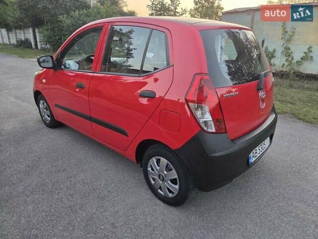Красный Хендай и10, объемом двигателя 1.1 л и пробегом 127 тыс. км за 3999 $, фото 9 на Automoto.ua