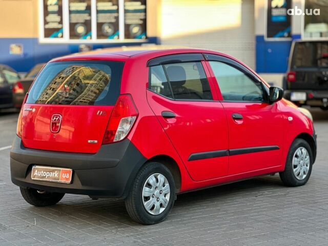 Червоний Хендай і10, об'ємом двигуна 1.2 л та пробігом 189 тис. км за 5490 $, фото 4 на Automoto.ua