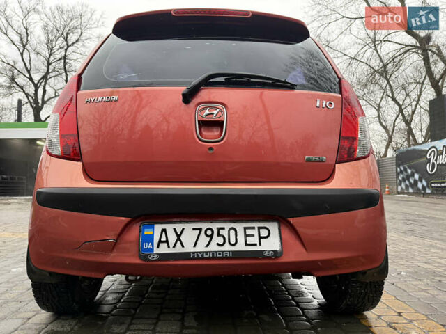Червоний Хендай і10, об'ємом двигуна 1.25 л та пробігом 128 тис. км за 5100 $, фото 9 на Automoto.ua