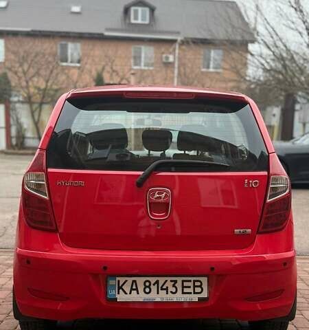 Красный Хендай и10, объемом двигателя 1.25 л и пробегом 186 тыс. км за 6100 $, фото 4 на Automoto.ua