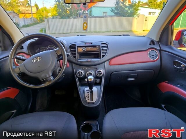 Красный Хендай и10, объемом двигателя 1.2 л и пробегом 108 тыс. км за 6950 $, фото 8 на Automoto.ua