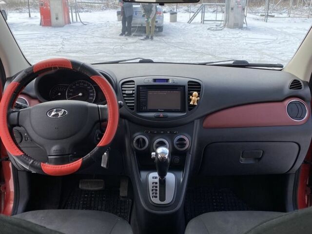Красный Хендай и10, объемом двигателя 1.2 л и пробегом 162 тыс. км за 6200 $, фото 7 на Automoto.ua