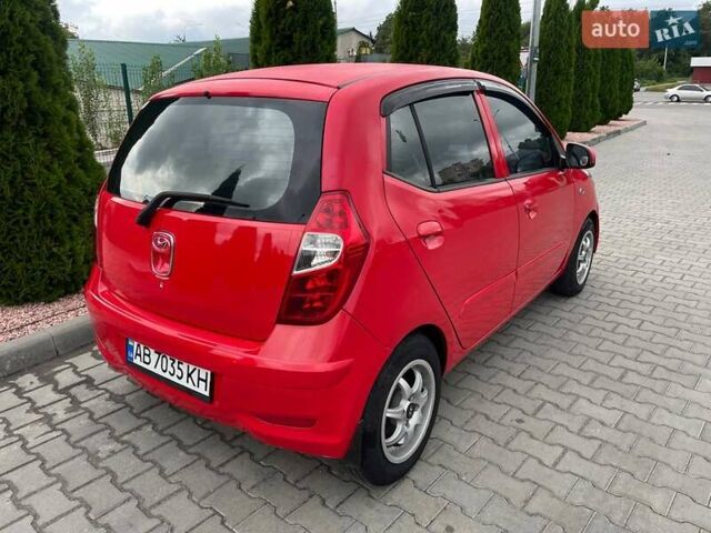 Красный Хендай и10, объемом двигателя 1.1 л и пробегом 84 тыс. км за 5500 $, фото 15 на Automoto.ua