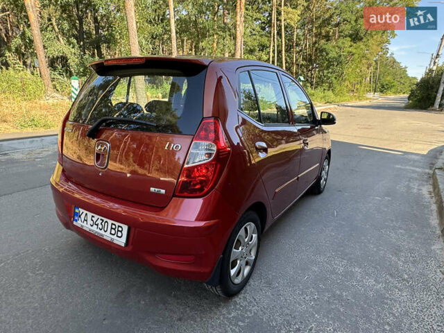 Красный Хендай и10, объемом двигателя 1.25 л и пробегом 78 тыс. км за 7300 $, фото 6 на Automoto.ua