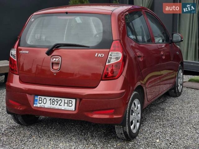 Красный Хендай и10, объемом двигателя 1.1 л и пробегом 176 тыс. км за 6499 $, фото 9 на Automoto.ua