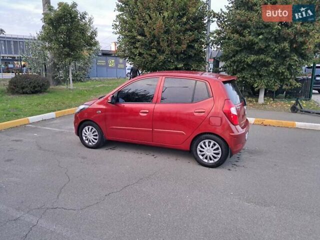 Красный Хендай и10, объемом двигателя 1.25 л и пробегом 88 тыс. км за 4500 $, фото 10 на Automoto.ua