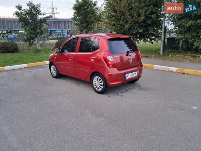 Красный Хендай и10, объемом двигателя 1.25 л и пробегом 88 тыс. км за 4500 $, фото 9 на Automoto.ua