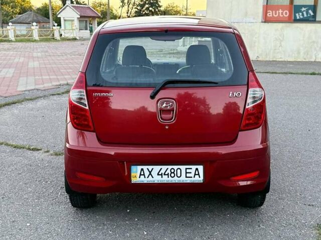 Красный Хендай и10, объемом двигателя 1.2 л и пробегом 48 тыс. км за 9000 $, фото 8 на Automoto.ua