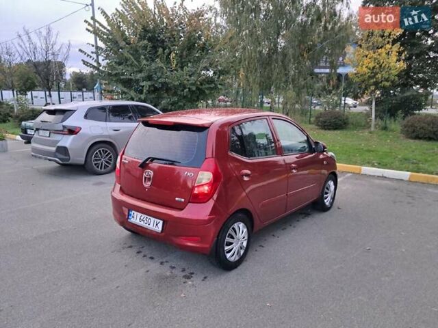 Красный Хендай и10, объемом двигателя 1.25 л и пробегом 88 тыс. км за 4500 $, фото 8 на Automoto.ua