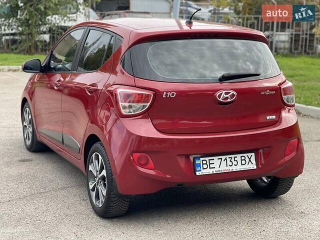 Красный Хендай и10, объемом двигателя 1.2 л и пробегом 103 тыс. км за 8999 $, фото 7 на Automoto.ua