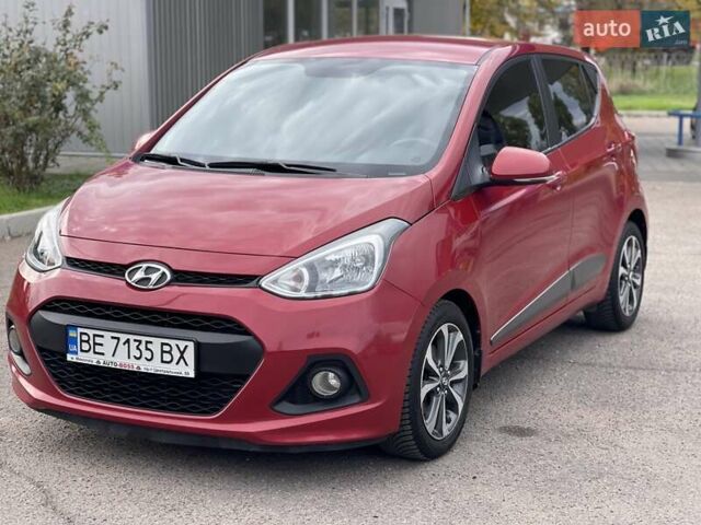 Красный Хендай и10, объемом двигателя 1.2 л и пробегом 103 тыс. км за 8999 $, фото 2 на Automoto.ua