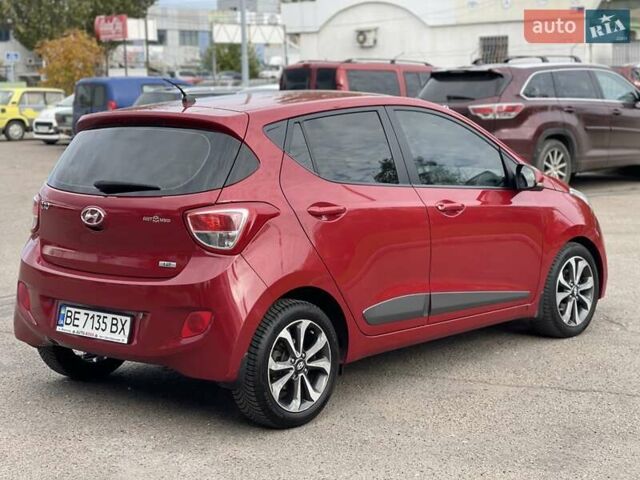 Красный Хендай и10, объемом двигателя 1.2 л и пробегом 103 тыс. км за 8999 $, фото 6 на Automoto.ua