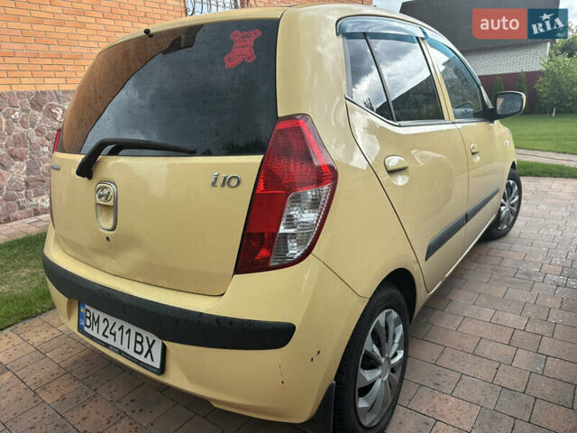 Жовтий Хендай і10, об'ємом двигуна 1.09 л та пробігом 120 тис. км за 4900 $, фото 4 на Automoto.ua