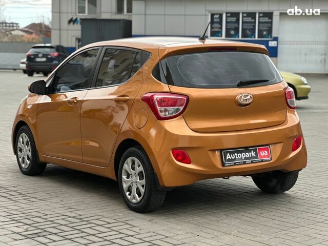 Жовтий Хендай і10, об'ємом двигуна 1 л та пробігом 152 тис. км за 7990 $, фото 6 на Automoto.ua