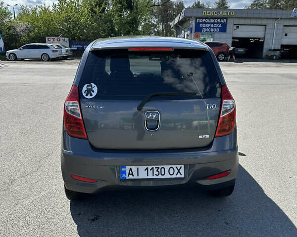 Серый Хендай и10, объемом двигателя 1.25 л и пробегом 152 тыс. км за 6700 $, фото 8 на Automoto.ua