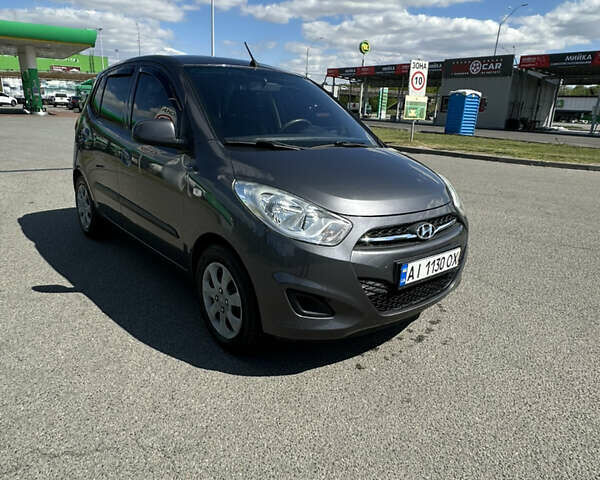 Серый Хендай и10, объемом двигателя 1.25 л и пробегом 152 тыс. км за 6700 $, фото 1 на Automoto.ua