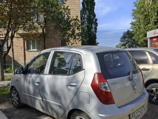 Сірий Хендай і10, об'ємом двигуна 1.1 л та пробігом 92 тис. км за 6000 $, фото 1 на Automoto.ua