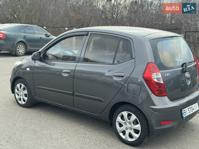 Серый Хендай и10, объемом двигателя 1.09 л и пробегом 130 тыс. км за 5700 $, фото 7 на Automoto.ua