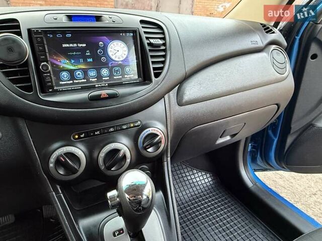Синий Хендай и10, объемом двигателя 1.2 л и пробегом 84 тыс. км за 6900 $, фото 15 на Automoto.ua