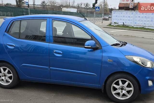 Синий Хендай и10, объемом двигателя 1.25 л и пробегом 133 тыс. км за 6000 $, фото 4 на Automoto.ua