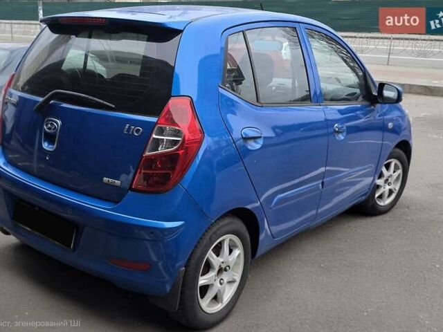 Синий Хендай и10, объемом двигателя 1.25 л и пробегом 133 тыс. км за 6000 $, фото 7 на Automoto.ua