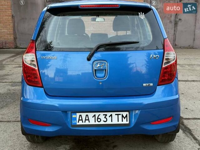 Синий Хендай и10, объемом двигателя 1.2 л и пробегом 84 тыс. км за 6900 $, фото 8 на Automoto.ua