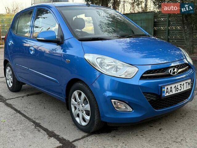 Синий Хендай и10, объемом двигателя 1.2 л и пробегом 84 тыс. км за 6900 $, фото 1 на Automoto.ua
