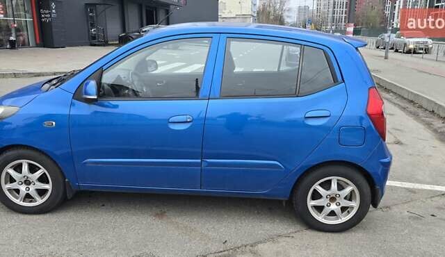 Синий Хендай и10, объемом двигателя 1.25 л и пробегом 133 тыс. км за 6000 $, фото 6 на Automoto.ua
