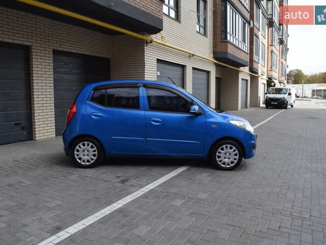 Синий Хендай и10, объемом двигателя 1.1 л и пробегом 83 тыс. км за 6350 $, фото 2 на Automoto.ua
