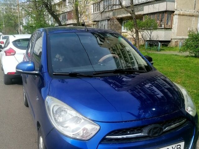 Синий Хендай и10, объемом двигателя 1.1 л и пробегом 117 тыс. км за 6200 $, фото 1 на Automoto.ua