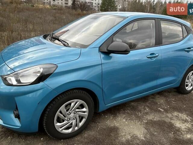 Синий Хендай и10, объемом двигателя 1.2 л и пробегом 97 тыс. км за 13300 $, фото 3 на Automoto.ua