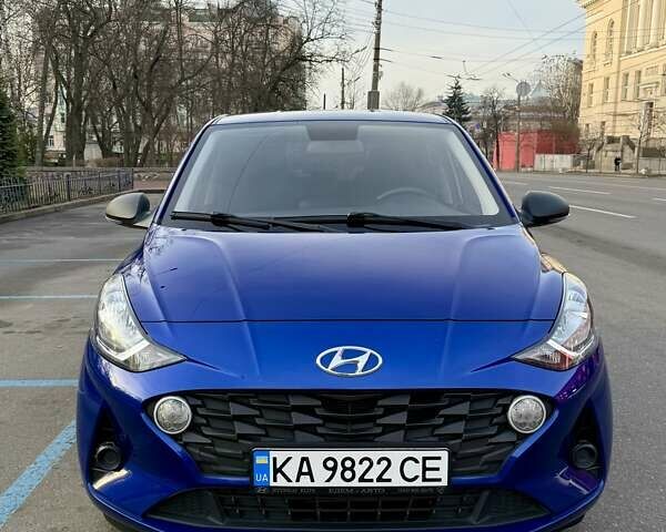 Синій Хендай і10, об'ємом двигуна 1.2 л та пробігом 61 тис. км за 12300 $, фото 1 на Automoto.ua