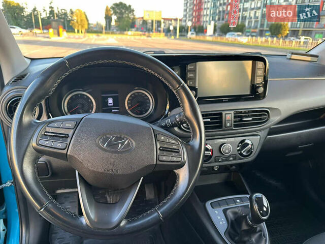 Синий Хендай и10, объемом двигателя 1.2 л и пробегом 32 тыс. км за 14750 $, фото 15 на Automoto.ua
