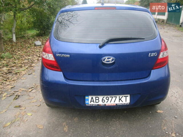 Хендай и20 2011 в Виннице на Automoto.ua Синий Хендай и20, объемом двигателя 1.25 л и пробегом 106 тыс. км за 4300 $, фото 1 на Automoto.ua