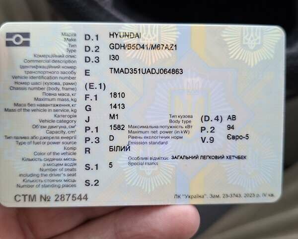 Белый Хендай i30, объемом двигателя 1.58 л и пробегом 255 тыс. км за 7500 $, фото 8 на Automoto.ua