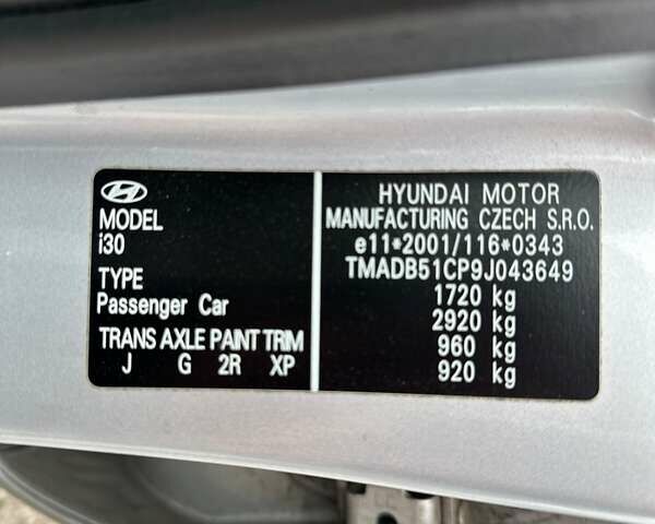 Серый Хендай i30, объемом двигателя 1.4 л и пробегом 201 тыс. км за 6800 $, фото 32 на Automoto.ua