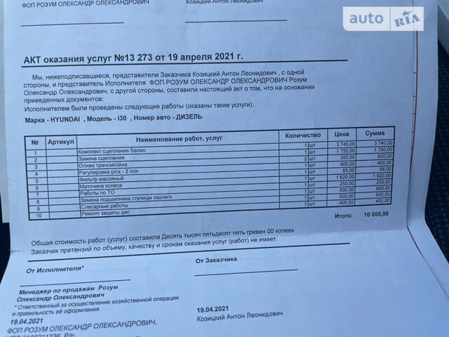 Сірий Хендай i30, об'ємом двигуна 1.4 л та пробігом 148 тис. км за 8600 $, фото 61 на Automoto.ua