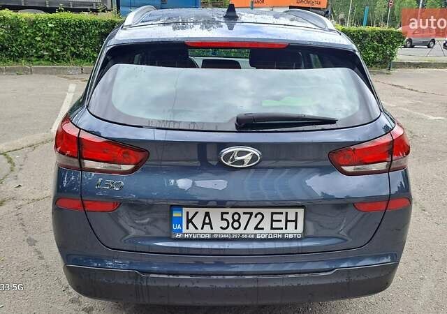 Синий Хендай i30, объемом двигателя 1.5 л и пробегом 58 тыс. км за 14500 $, фото 1 на Automoto.ua